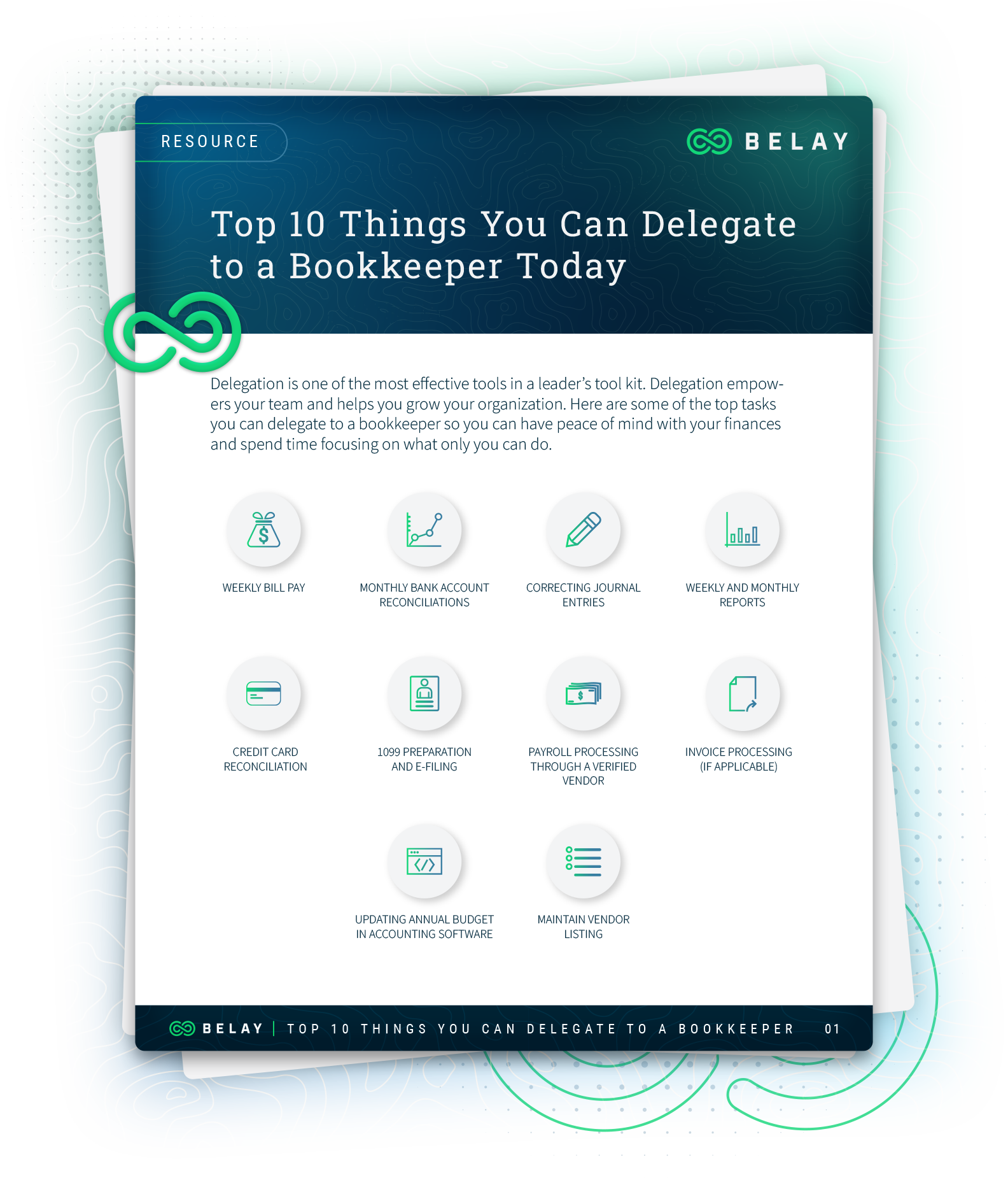 Top 10 Things You Can Delegate To A Bookkeeper Today